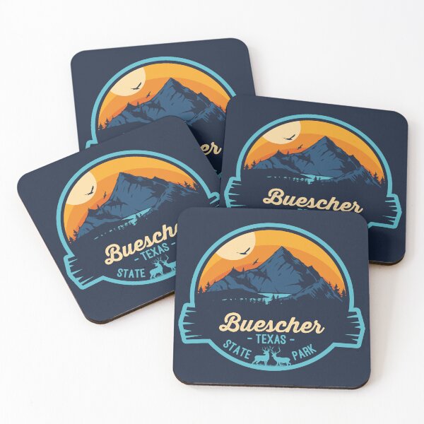 Item preview, Buescher State Park Texas Vacation TX Souvenir Badge designed and sold by mountainfad.