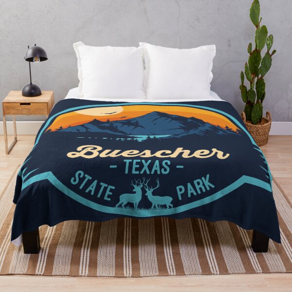 Item preview, Buescher State Park Texas Vacation TX Souvenir Badge designed and sold by mountainfad.