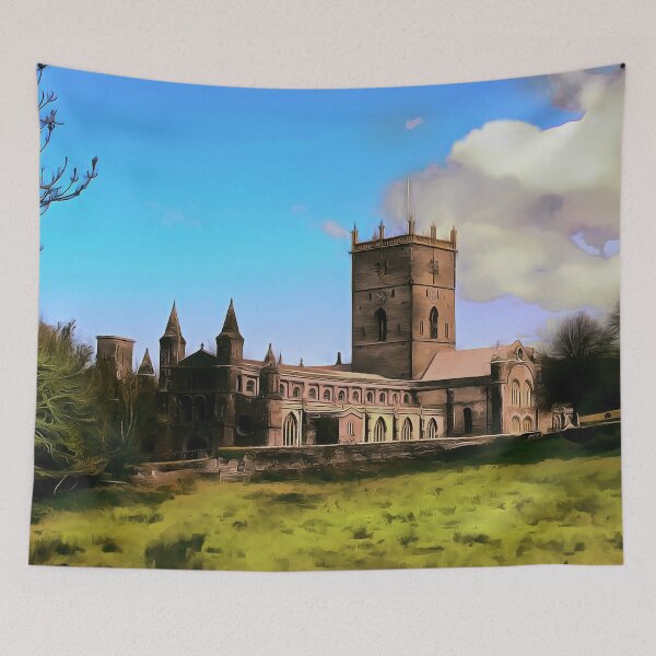Item preview, St David's Cathedral (Painting) designed and sold by cmphotographs.