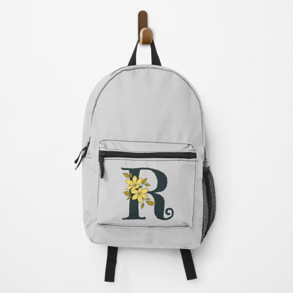 Item preview, Yellow floral R monogram designed and sold by Coffee Lifestyle.