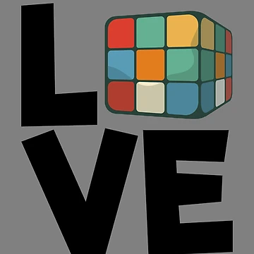 Imagen de la obra Love Cubing Puzzle Solving Cube Love Cubes Speed Cubing Gear de DynamicDesign