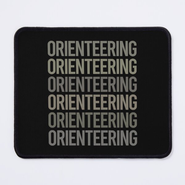 Item preview, Gray Text Art Orienteering Orienteer Navigation designed and sold by TarynBrown3126.