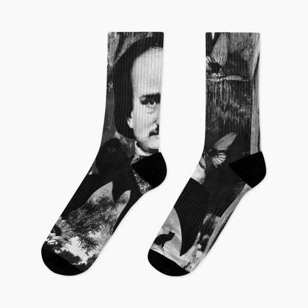 Item preview, Edgar Allan Poe Ghost Horror Story Raven Black Cat Poem designed and sold by Seruni Artworks.