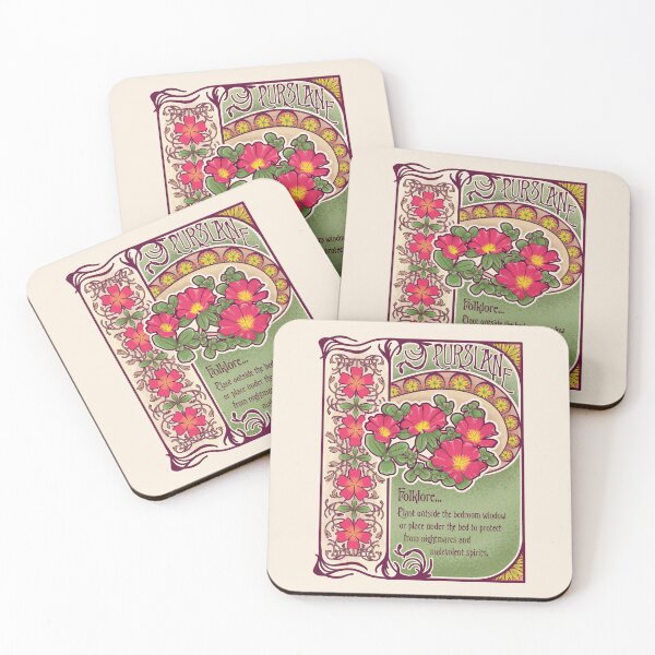 Item preview, Pink Wildflower, Art Nouveau Inspired, Folklore, and Magic designed and sold by aZillionLines.