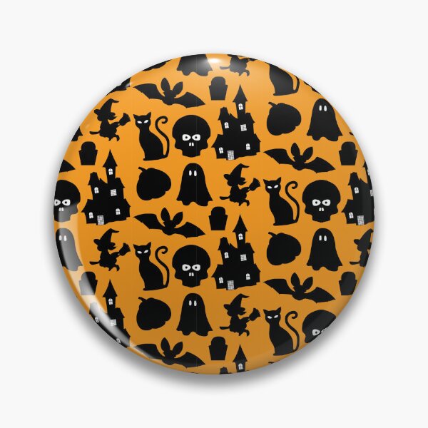 Item preview, Halloween Seamless Pattern Orange designed and sold by RaybenMedia.