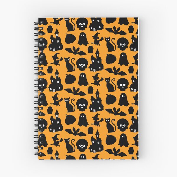 Item preview, Halloween Seamless Pattern Orange designed and sold by RaybenMedia.