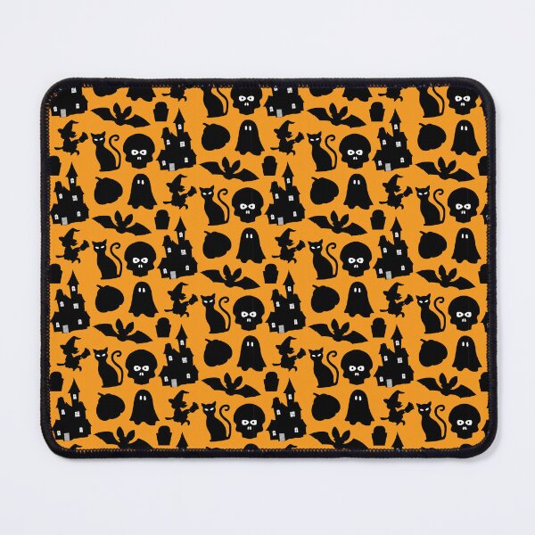 Item preview, Halloween Seamless Pattern Orange designed and sold by RaybenMedia.