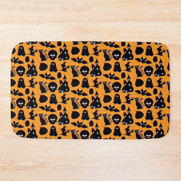 Item preview, Halloween Seamless Pattern Orange designed and sold by RaybenMedia.