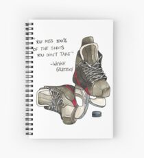Hockey Spiral Notebook