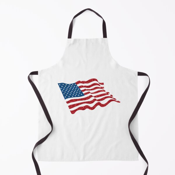 Item preview, American Flag Glitter Sticker designed and sold by Vintage Letter Stickers.