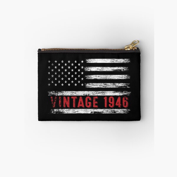 Item preview, 76th Birthday Gifts Vintage 1946 American Flag designed and sold by MoHaCo.