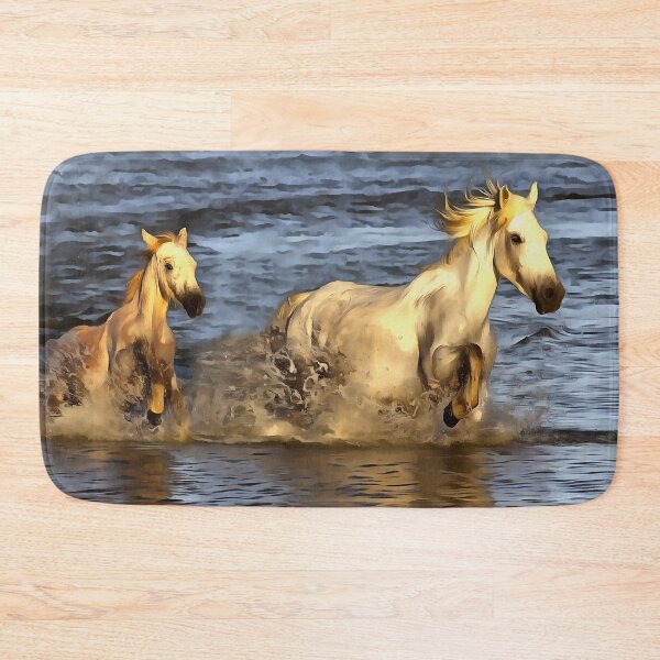 Item preview, Camargue Horses (Painting) designed and sold by cmphotographs.