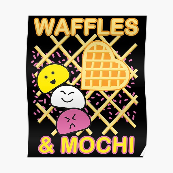 Waffles And Mochi Kawaii Japanese Ice Cream Retro 90s Poster For Sale By Lostinpiece Redbubble 7535