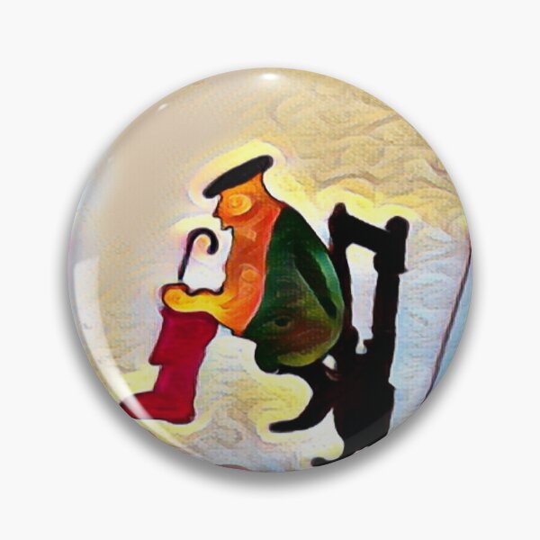 Item preview, Seniors strolling in park designed and sold by QArtXchange.