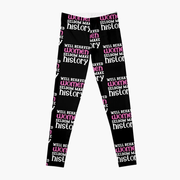 Black Leggings for Women Abstracy Art Print Rachael Grad Ladies Tights