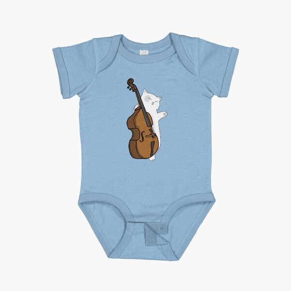 Item preview, Cute Cat Double Bass Player For Double Bass Player And Classical Musician As A Double Bass designed and sold by Funwithmusic.