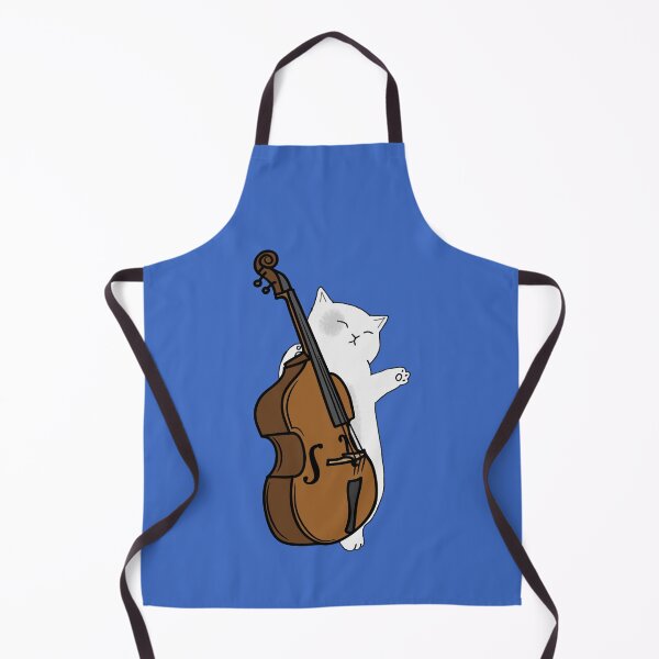 Item preview, Cute Cat Double Bass Player For Double Bass Player And Classical Musician As A Double Bass designed and sold by Funwithmusic.