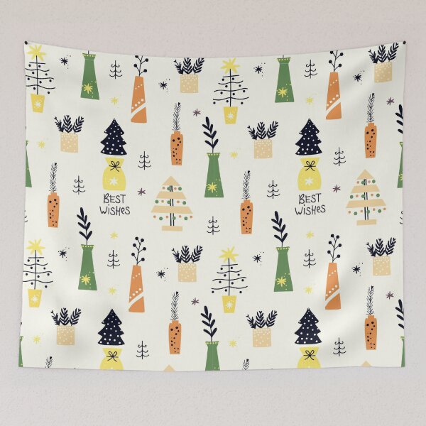 Item preview, Cute Christmas Tree Pattern, Xmas Tree Pattern designed and sold by antevasinart.