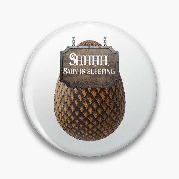 Item preview, Cool Dragon Egg, Shhh Baby Is Sleeping  designed and sold by GarnersDesigns.