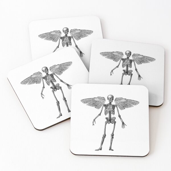 Item preview, winged skeleton (white) designed and sold by Madame Memento.