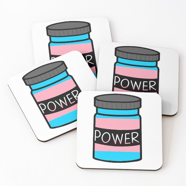 Item preview, Roller Derby Transgender Flag Power Jam designed and sold by Widdershins  Art.