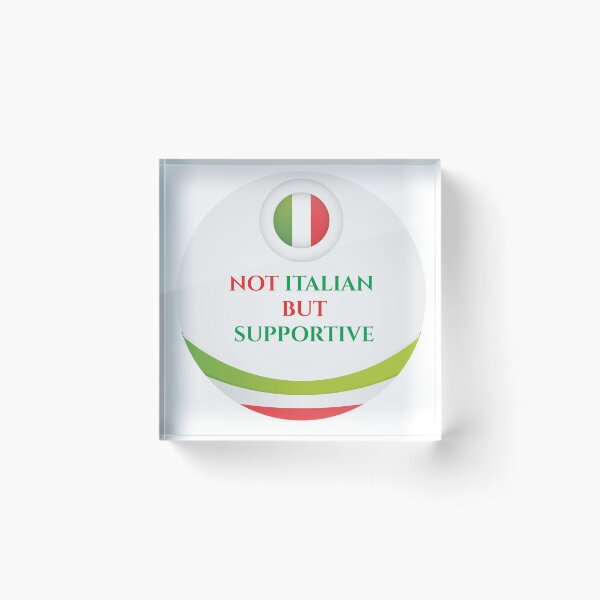 Item preview,  Not italian but supportive Classic t-shirt Classic T-Shirt designed and sold by PRECALB OUTFIT.