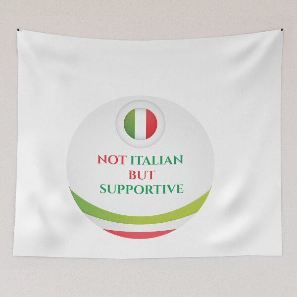 Item preview,  Not italian but supportive Classic t-shirt Classic T-Shirt designed and sold by PRECALB OUTFIT.