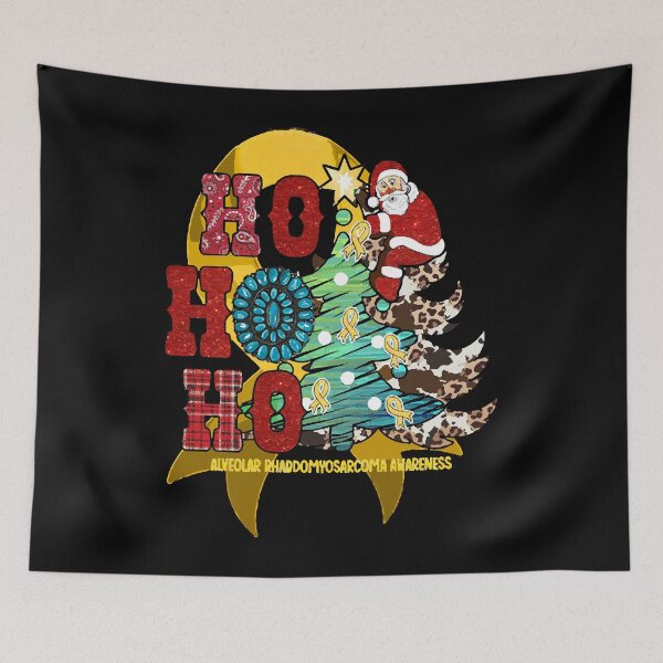 Item preview, Alveolar Rhabdomyosarcoma Awareness - santa claus western christmas designed and sold by mesmary.