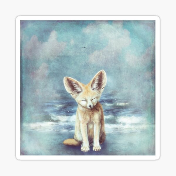 Stickers Sur Le Theme Baby Fennec Fox Redbubble