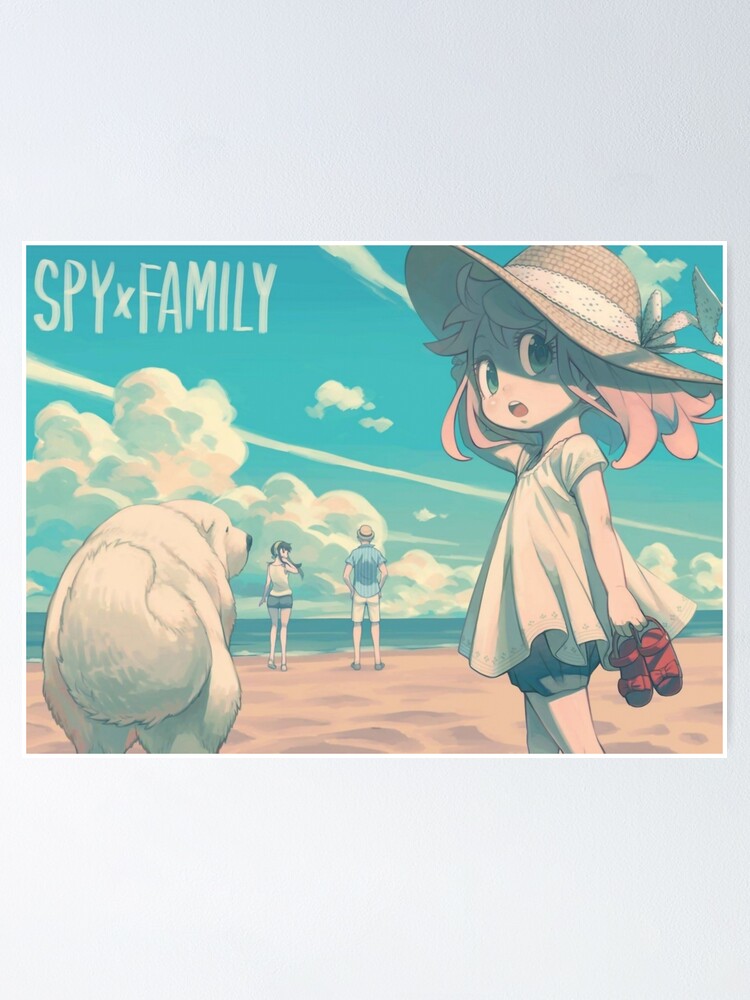 "Spy x Family Anya Bond Yor Loid Family" Poster for Sale by