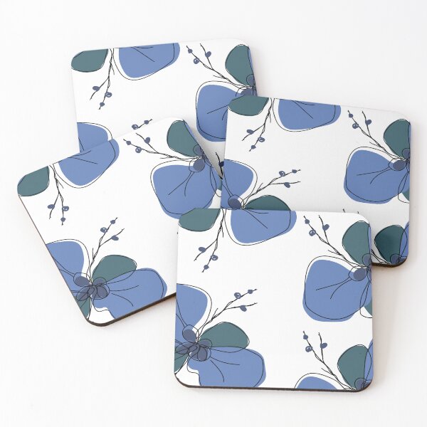 Item preview, Blue Floral Design designed and sold by CosmosBear.