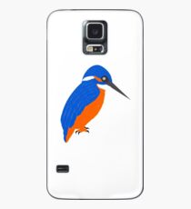Blue And Orange Kingfisher Case/Skin for Samsung Galaxy