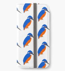 Blue And Orange Kingfisher iPhone Wallet/Case/Skin