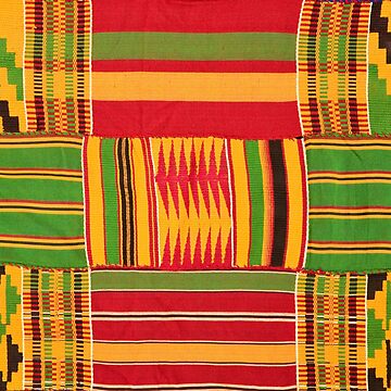 African Kente Cloth Textile Pattern A-Line Dress for Sale by