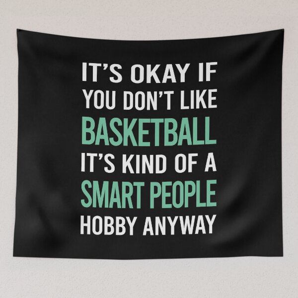 Item preview, Smart People Hobby Basketball designed and sold by RonaldEwing4782.