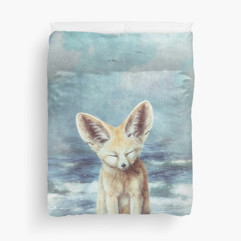 A Fennec's Dream Duvet Cover
