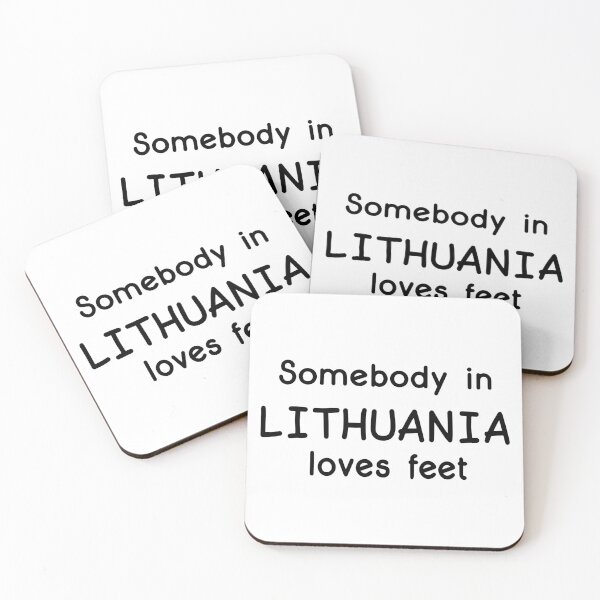 Item preview, Somebody in Lithuania Loves Feet designed and sold by Big Twelve.