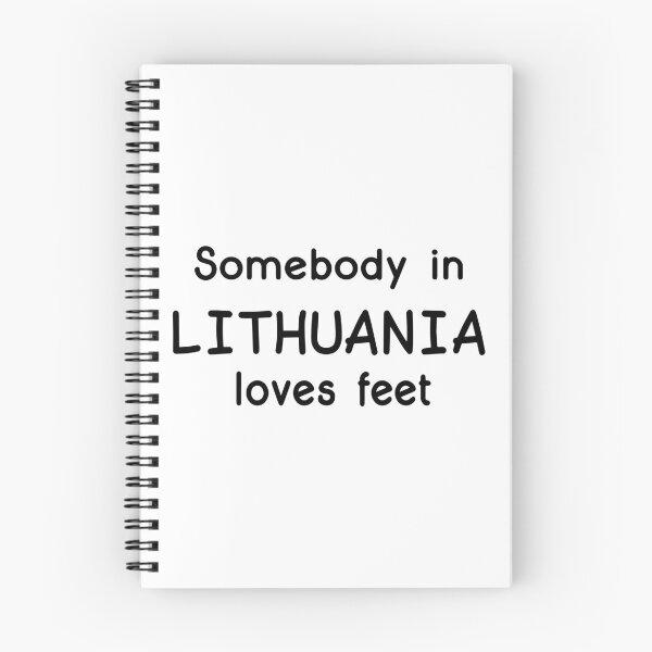 Item preview, Somebody in Lithuania Loves Feet designed and sold by Big Twelve.