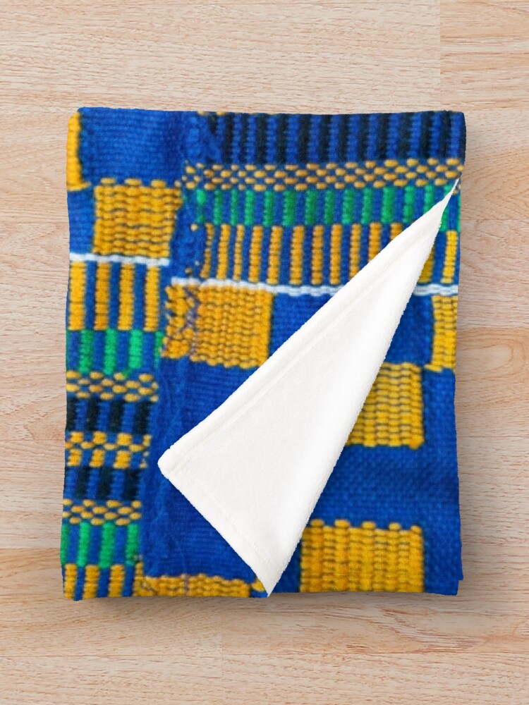 Sea blue and gold kente.Dm for yours - HIGH CLASS KENTE