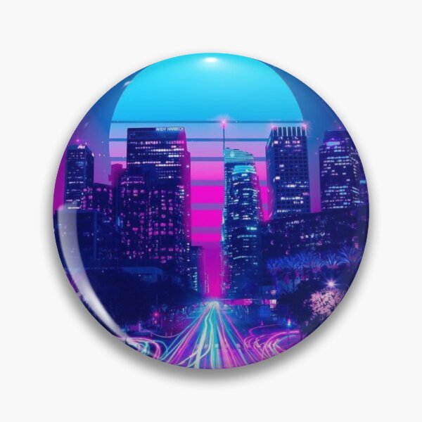 Item preview, Neon Cyperpunk LosAngeles designed and sold by lifestylein.
