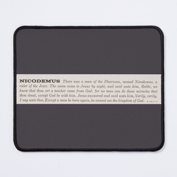 Item preview, Nicodemus... Quote - Religion designed and sold by ReviveReligion.
