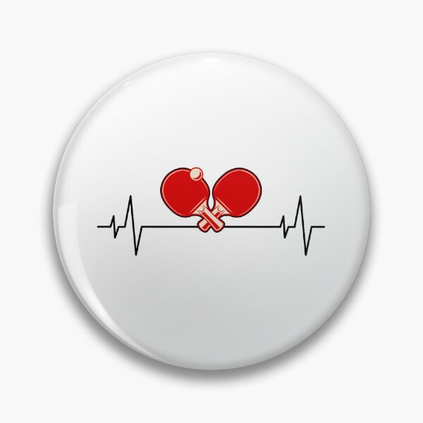 Item preview, Ping Pong Master Table Tennis Paddle Heartbeat Pulse designed and sold by CuteDesigns1.
