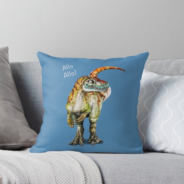 Item preview, Allo Allo! | W Cartoon Allosaurus Dinosaur  designed and sold by Snootrac.