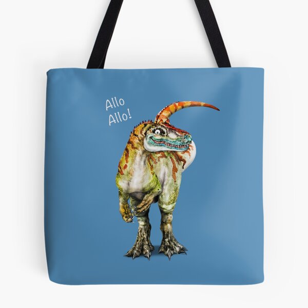 Item preview, Allo Allo! | W Cartoon Allosaurus Dinosaur  designed and sold by Snootrac.