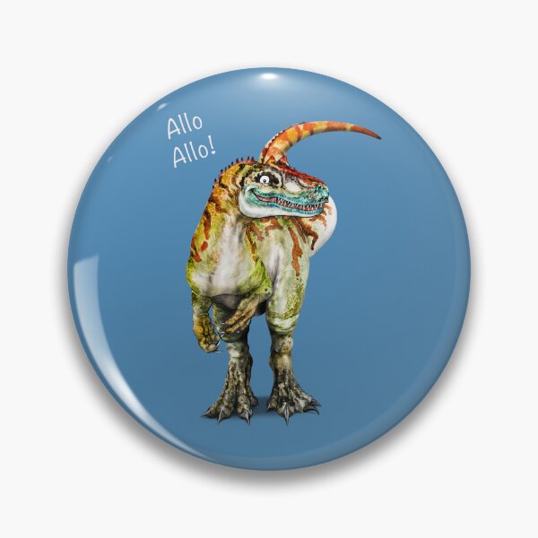 Item preview, Allo Allo! | W Cartoon Allosaurus Dinosaur  designed and sold by Snootrac.