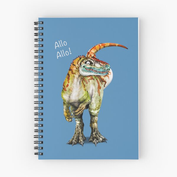 Item preview, Allo Allo! | W Cartoon Allosaurus Dinosaur  designed and sold by Snootrac.