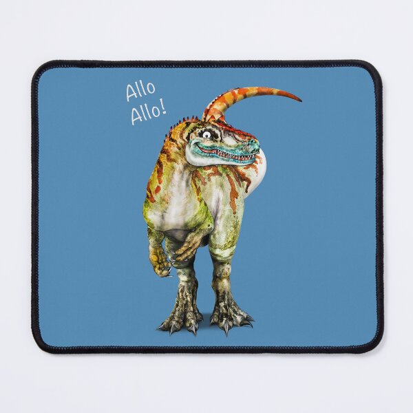 Item preview, Allo Allo! | W Cartoon Allosaurus Dinosaur  designed and sold by Snootrac.