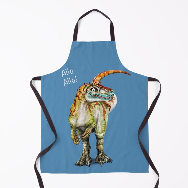 Item preview, Allo Allo! | W Cartoon Allosaurus Dinosaur designed and sold by Snootrac.