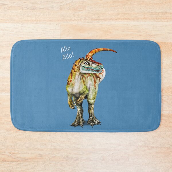 Item preview, Allo Allo! | W Cartoon Allosaurus Dinosaur  designed and sold by Snootrac.