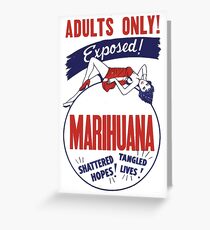 Marihuana Greeting Card